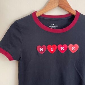 And nike t shirt with hearts